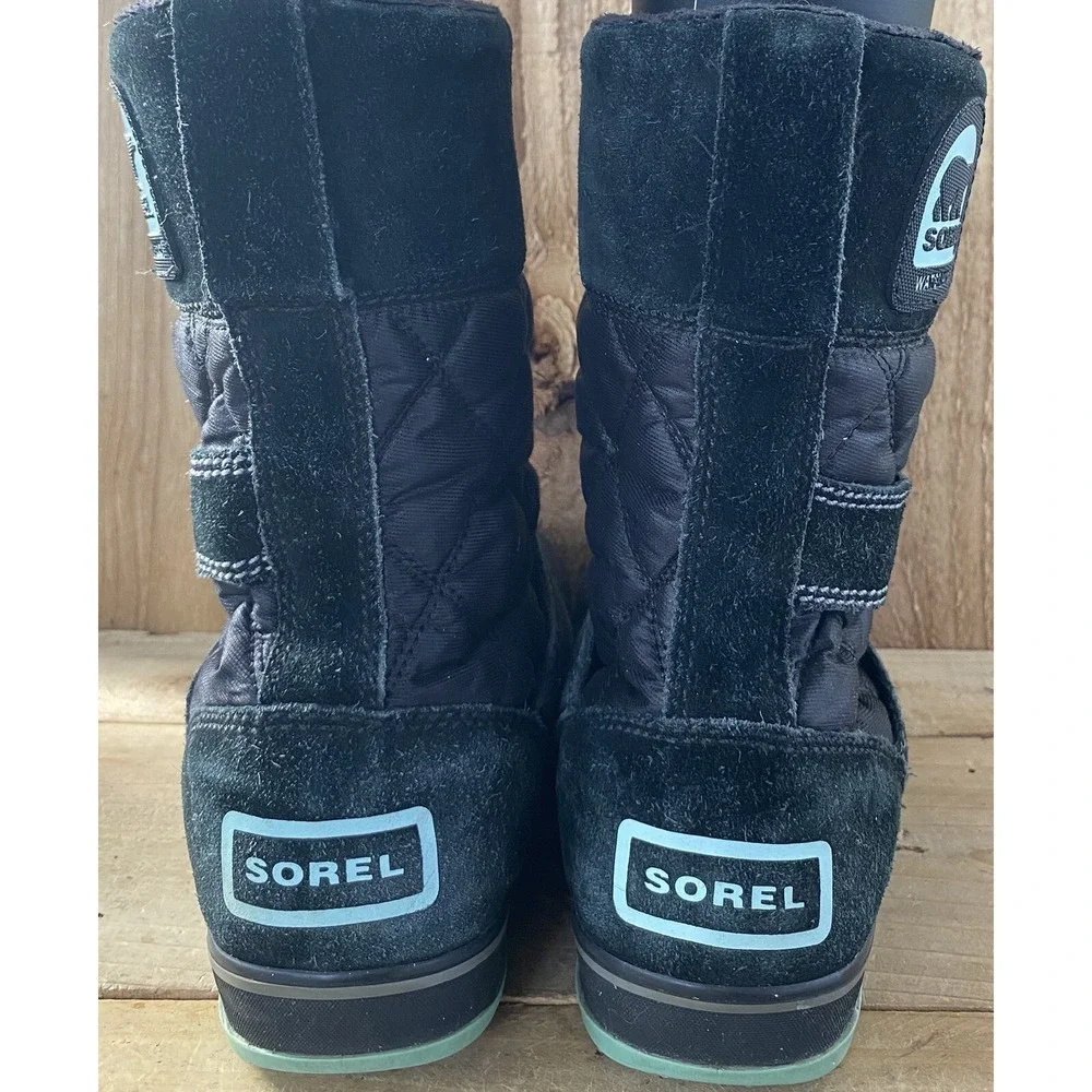 Sorel Black Snow‎ Boots Womens 7 Comfy